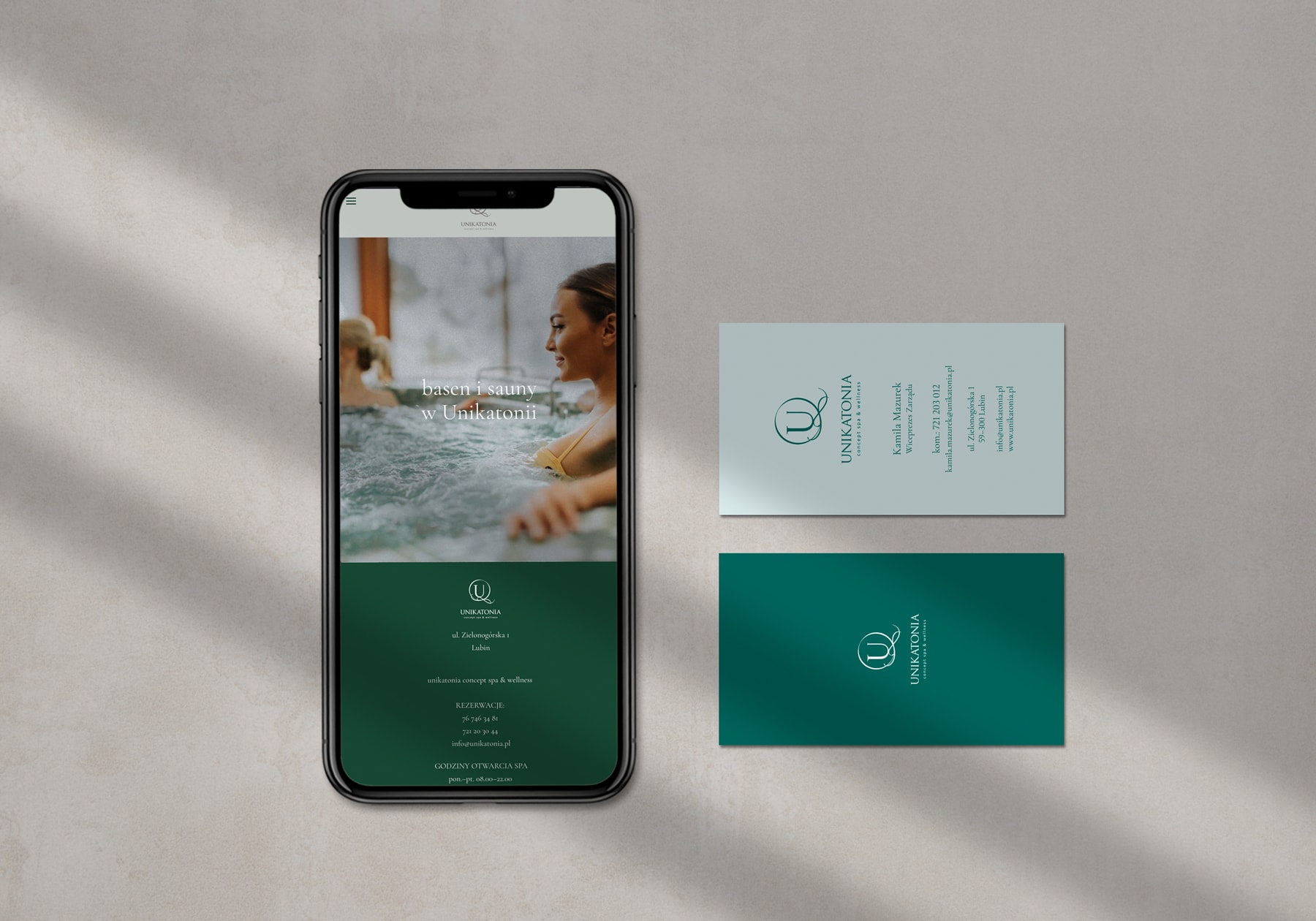 logo dla spa studio projektowe hotmilk