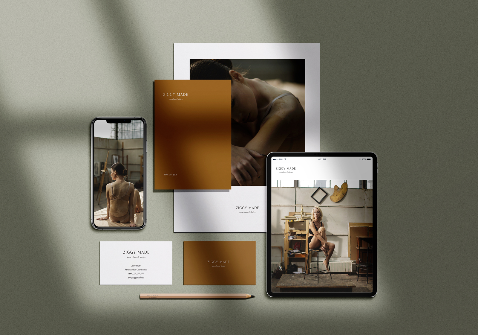 logo dla marki modowej studio projektowe hotmilk